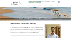 Desktop Screenshot of placeforhealing.com