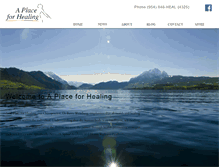Tablet Screenshot of placeforhealing.com